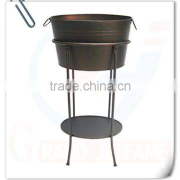 Household Summer Cooler Metal Ice Bucket