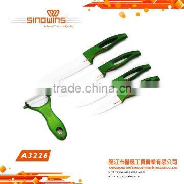 High grade Ceramic Kitchen Knife with Ceramic Vegetable Peeler