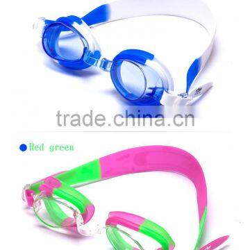 Kids Swim Goggles for Watersports Use Silicone Kids Swim Eyewear PU Nosebelt photo-2