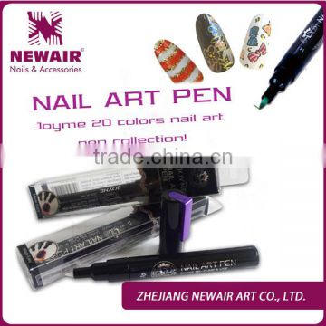 Zhejiang high quality cheap two way nail art penn ail polish pens