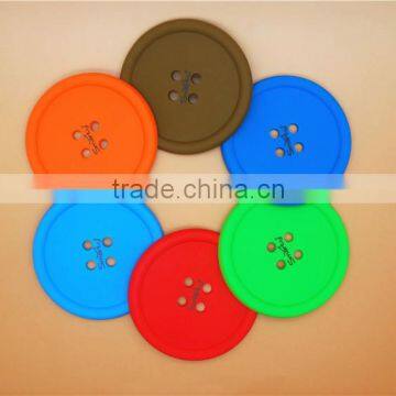 Cheap Customied Logo Silicone Rubber Drink Coasters, Recycled Rubber Coasters photo-2