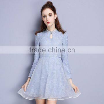 long sleeve formal clothing women wear cotton custom winter dresses for women