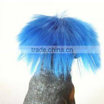 Blue Amazing Wig Pet Dog Cat Wigs Handsome Pet Wig photo-3