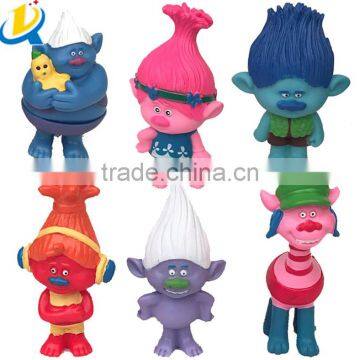 best selling DREAMWORKS Movie Trolls doll PVC custom action figure