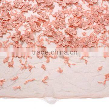 2016 Bestway New Arrival 3D Flower Embroidery Net Lace French Tulle Lace For Party Dress FL1333 photo-4