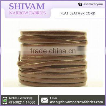 Manufacturer Supplying Various Sizes Round Leather Cord at Affordable Price photo-5