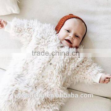 2016 Autumn and Winter Baby Romper Cotton Sheep Wool Climb Leotards Baby Jumpsuit photo-6