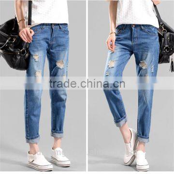 2016 New Fashion Brand Women Slim Jeans Blue Jeans Female Stretch Pencil Jeans Female photo-2