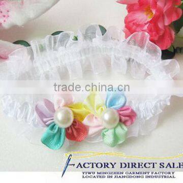 Infant Baby Top Girls Headband Flower Toddler Elastics Tulle Hairband photo-2
