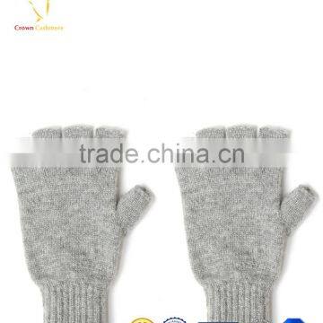 Ladies Fingerless Cashmere Warm Knit Gloves