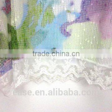 2015 Latest Lace With Digital Print Design Sweater photo-4