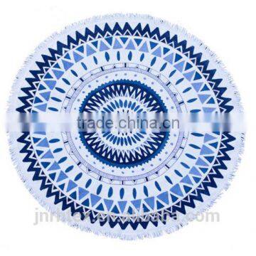 Custom Cotton Terry Printing Round Beach Towel photo-2