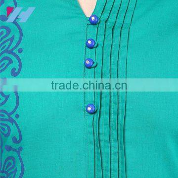 Ladies Fashion Apparel Cotton Om Printed Long Kurta photo-4