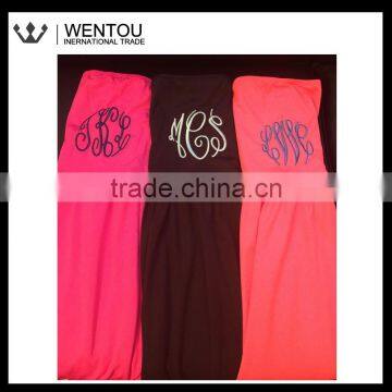 Plain Monogrammed Swimsuit Cover Up photo-2