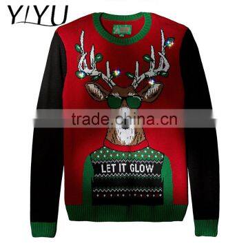 Custom Novelties Light Up Ugly Christmas Sweater photo-3