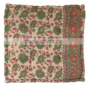 Vintage Kantha Floor Cushion photo-5