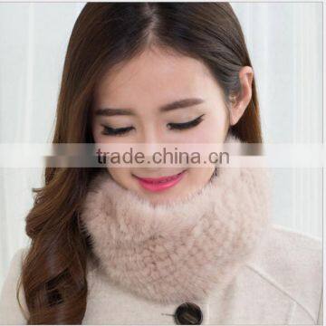 imported mink wool woven fur collar