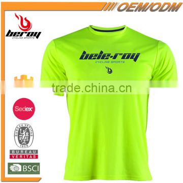 BEROY wholesale dri fit running shirts, custom running wear for men