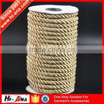 hi-ana cord3 Export to 70 countries different style curtain cord