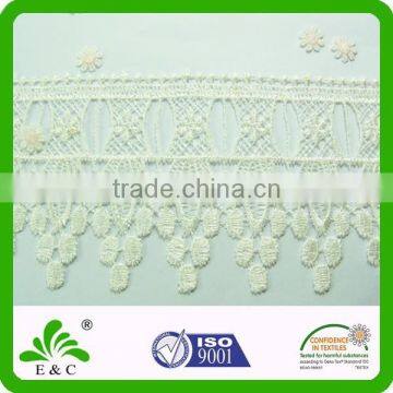 Water Soluble Light Polyester Collar Lace Embroidered Lace