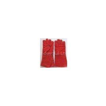 Red Cow Split Leather Working Welding Gloves 11103-2RD