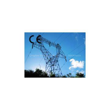 steel power transmission line tower