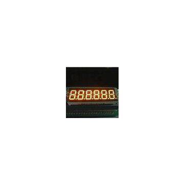 Common Cathode 7 Segment LED Display 6 Digit For Instrument Panel Indicator 9.2mm