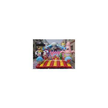 4.5 x 4.5 x 3.2M plato TM Happy clown kids inflatable bouncer With Digital Printing