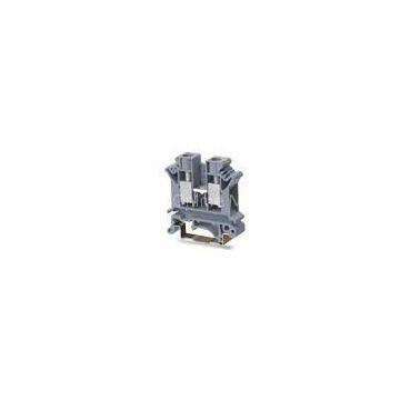 800V 76A 24 - 6 AWG UK10N Screw Terminal Blocks Strip Length 10mm