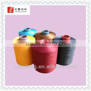 100% Polyester DTY,Dope Dye Color, DTY 75D/36F