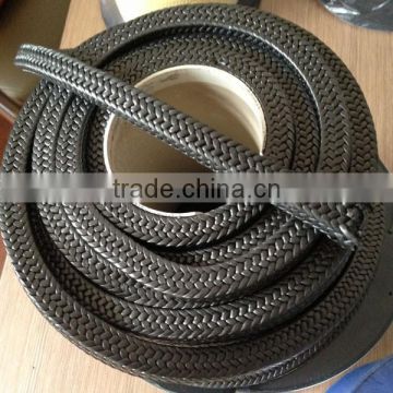 black PTFE graphite braided packing