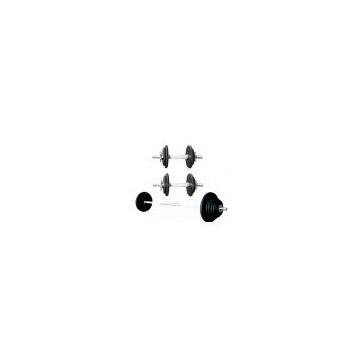 1'' Balck Spraying Paint Barbell Plate 175LBS Set