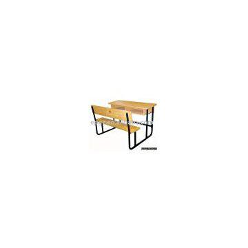 student desk and chair,classroom furniture,double desk and chair,school furniture