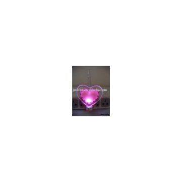 LED NIGHT LIGHT WITH GLITTER LIQUID TUBE