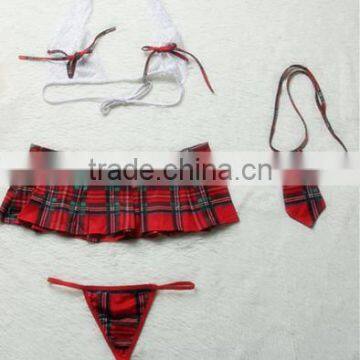 Ladies Lingerie Mesh Lace Trim Sexy Net Bra Set photo-2