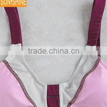 Tank Straps Bathing Suits Splicing Bikini Set Brazilian Swimwear Manufacture Private Label photo-2