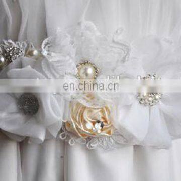 Elegant Combined Flowers Luxury Beauty Handmade Bridal Belt