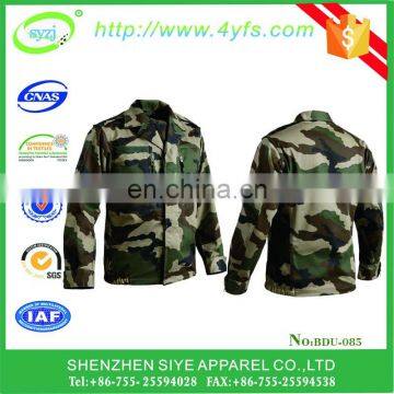 New arrival camouflage army uniform for hunting clothing