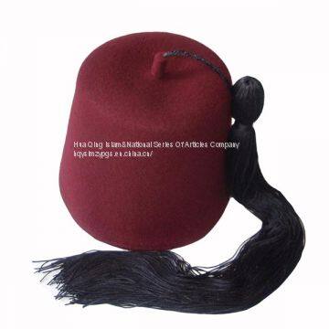 Fez Wool Cap / Turkish Fez Wool Cap / Turkish Cap / Muslim Wool Cap / Turkey Wool Cap / Wool Cap photo-3