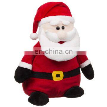 HI CE plush santa claus and snowman stuffed christmas decoration toys