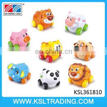 High quality toys kids mini friction power cartoon animal