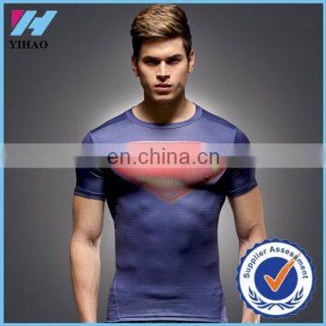 Yihao Mens Custom Gym Fit Shirts Sport Tank Bodybuilding Mens Tank Tops Cotton Singlets Plus size mens Gym Clothing