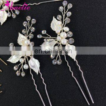 Amelie Handmade Wedding Hair Accessories Freshwater Pearl Bridal Hair Pins Bridesmaid Fashion Bobby Pins Favors photo-2