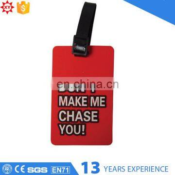 Hot Sale 3D Design Persionalized Logo Pvc Luggage Tag photo-2