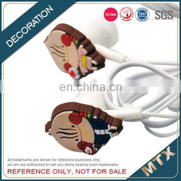 Soft PVC cute earphone