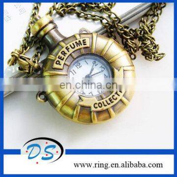 Top Manufacturer Supply Necklace Chain Perfume Collection Bottle Key Chains with Watch