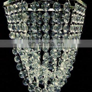Iridescent Hexagon Crystal Beaded Chandelier