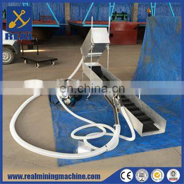 Gold Washing Sluice Box For Gold Recovery With Carpet Mat Hot Sale