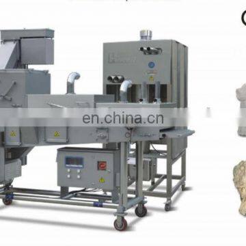 Industrial Best Quality Flour Coating coverage on Burger Machine