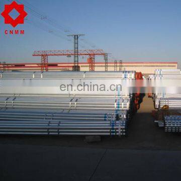 hot dipped with pvc cap end galvanized steel tube for water carbon round pipe